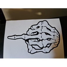 Middle Finger - Bones - Sticker
