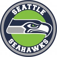 3 - Pack - Seattle Seahawks Round logo - Sticker 3 - Pack - Seattle Seahawks Round logo - Sticker