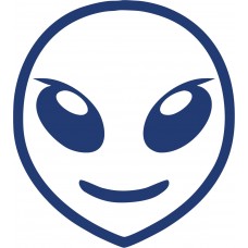 Alien Face - Decal 