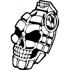 Grenade Face - Sticker