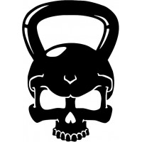 Skull Kettlebell - Decal 