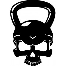 Skull Kettlebell - Decal 