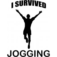 I Survived Jogging - Decal 