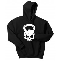 Skull Kettlebell  - hooded pullover