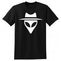 Alien with hat  - tshirt