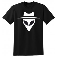 Alien with hat  - tshirt