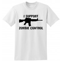 I Support Zombie Control  - tshirt 