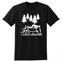 I Love Camping  - tshirt 