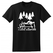 I Love Camping  - tshirt 